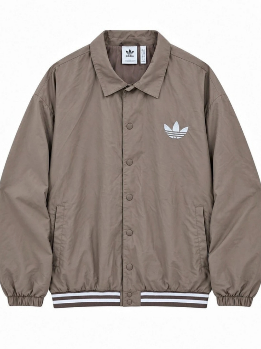 adidas Adicolor Brown Bomber Jacket Size 2XL Like New